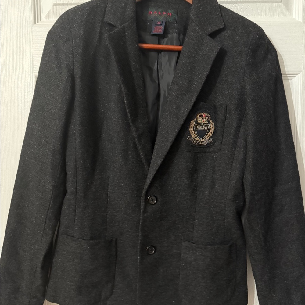 Ralph Lauren women’s dark Gray Blazer size XS - Picture 2 of 8